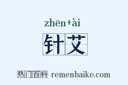 针艾是什么意思的图片